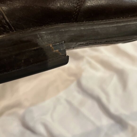 Salvatore Ferragamo Shoes Mens Size 9.5 D Brown Leather Oxford Vintage Lace Up main image 5